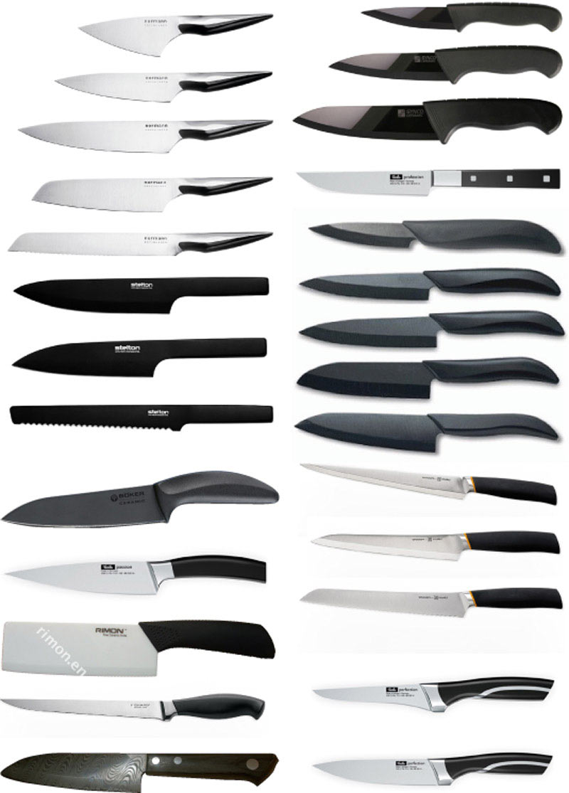 Виды поварских ножей и их назначение с фото