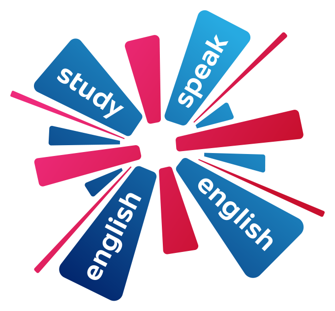 Study English, Speak English logo